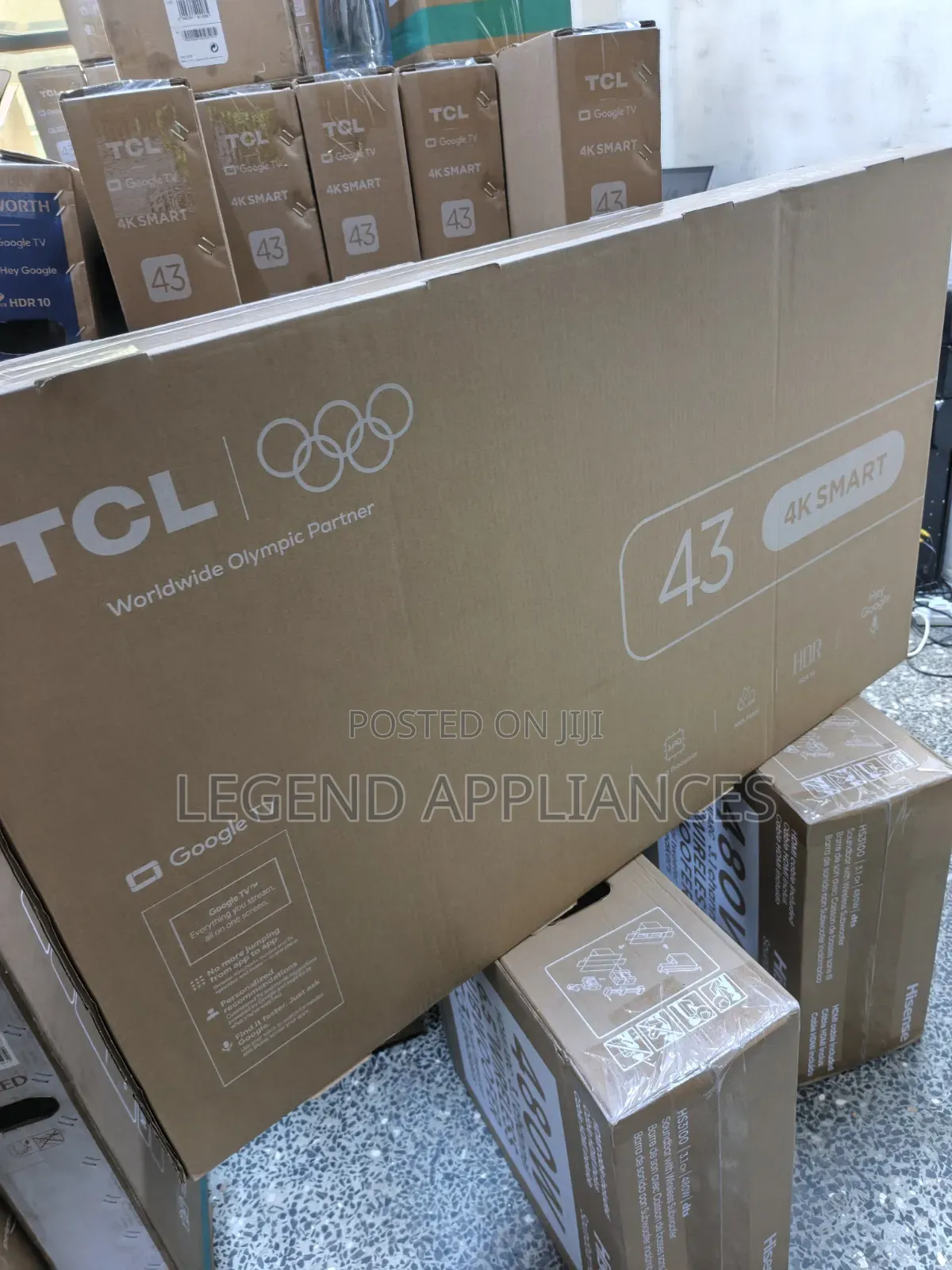 TCL 43 Inch TV Google TV 43v6d