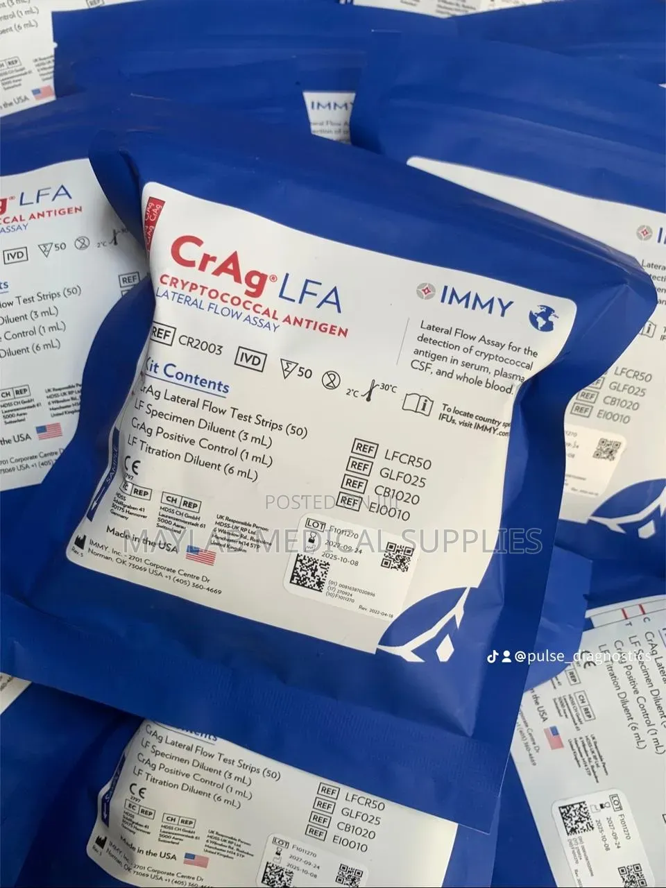 Cryptococcal Antigen (CrAg) Test Kit | Cryptococcus Antigen Detection