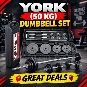 York (50 Kg) Dumbbell Set