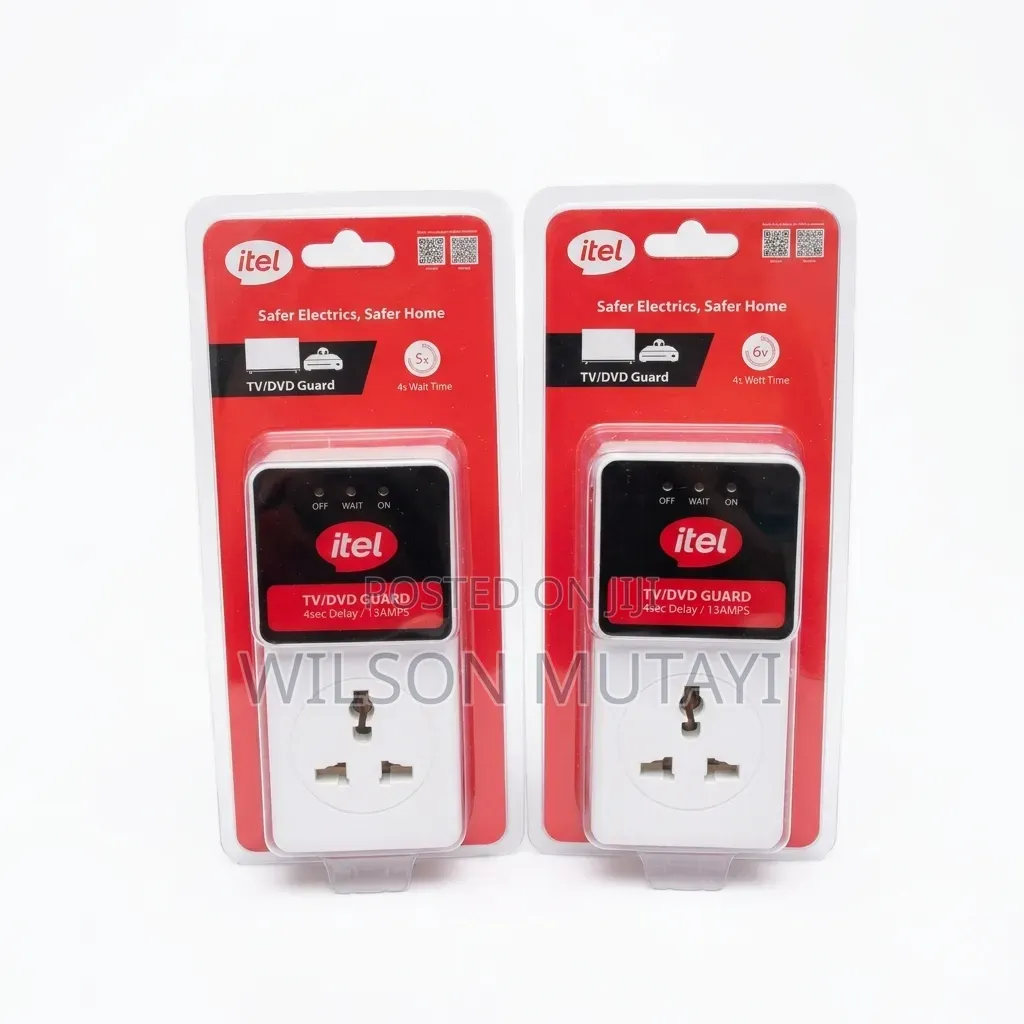 Itel TV/DVD Guard 13A Automatic Voltage Protector – 6 Seconds Delay