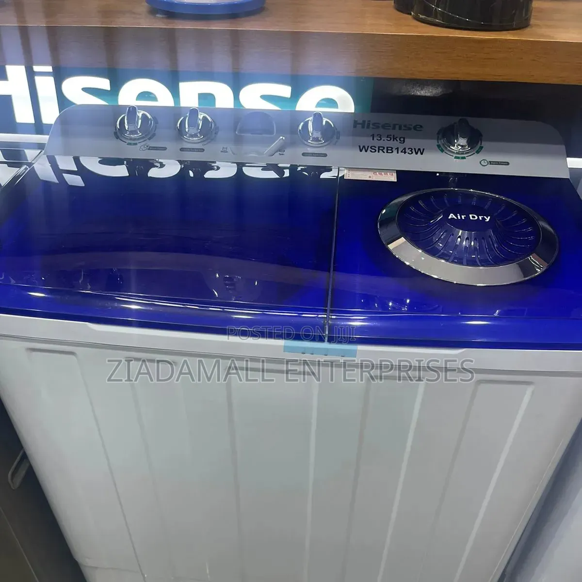 **Hisense 7.5kgs Twin Tub Semi Automatic Washing Machine