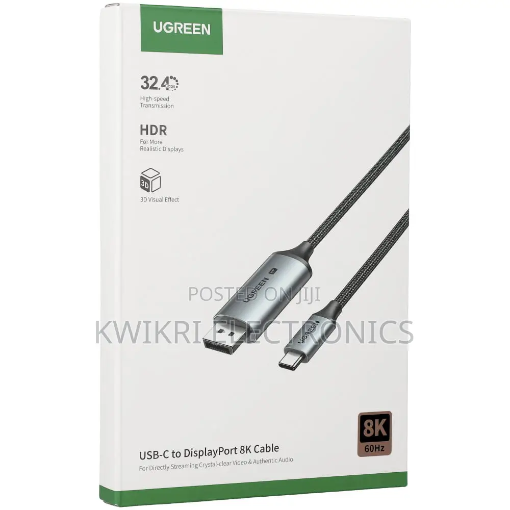 Ug-25157 Cm556 Ugreen USB-C to Displayport Cable 1m