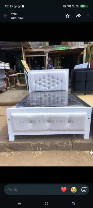 White Mocket Bed 4x6+ Mattress Pure