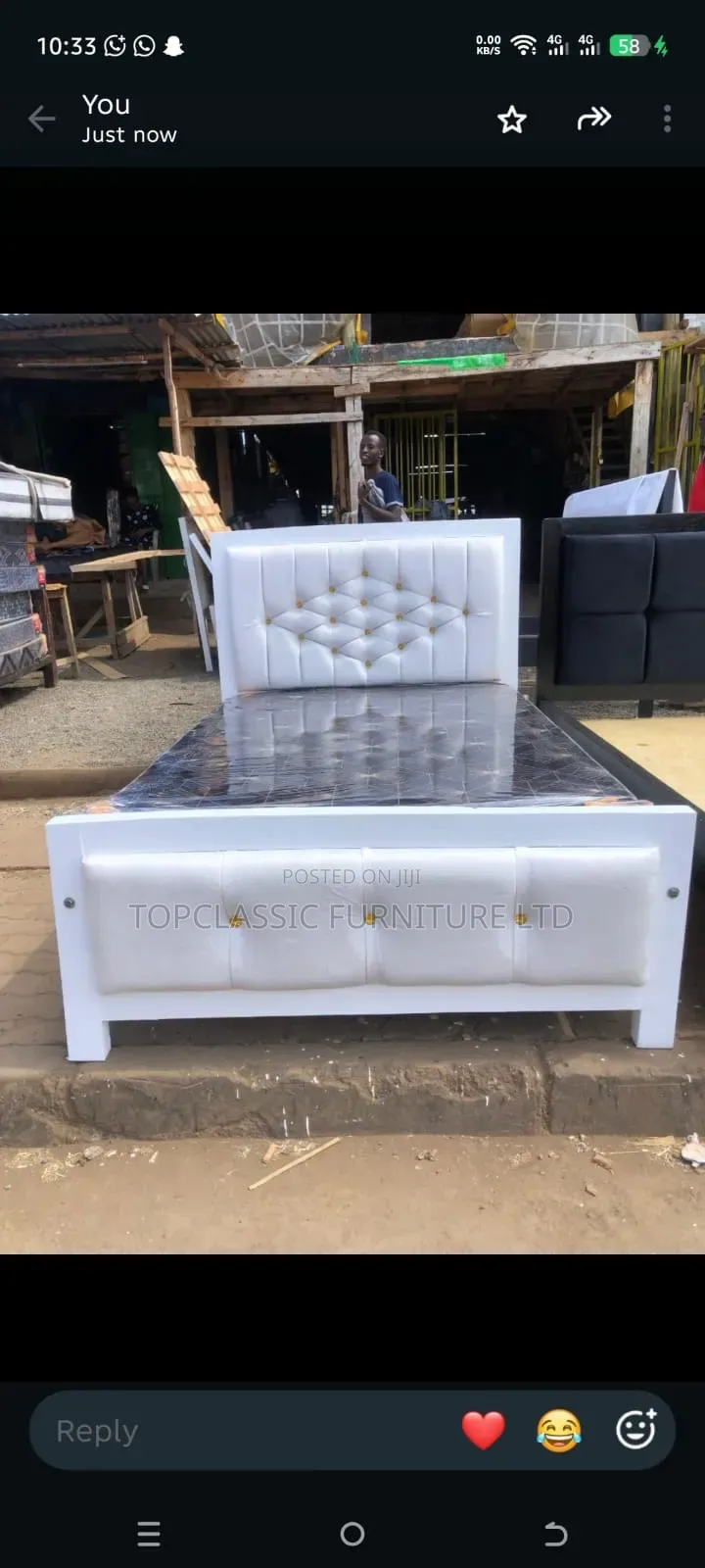 White Mocket Bed 4x6+ Mattress Pure
