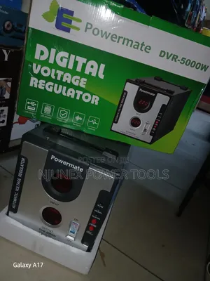 Powermate DVR-5000W 5.0 KVA Automatic Voltage Regulator (AVR).
