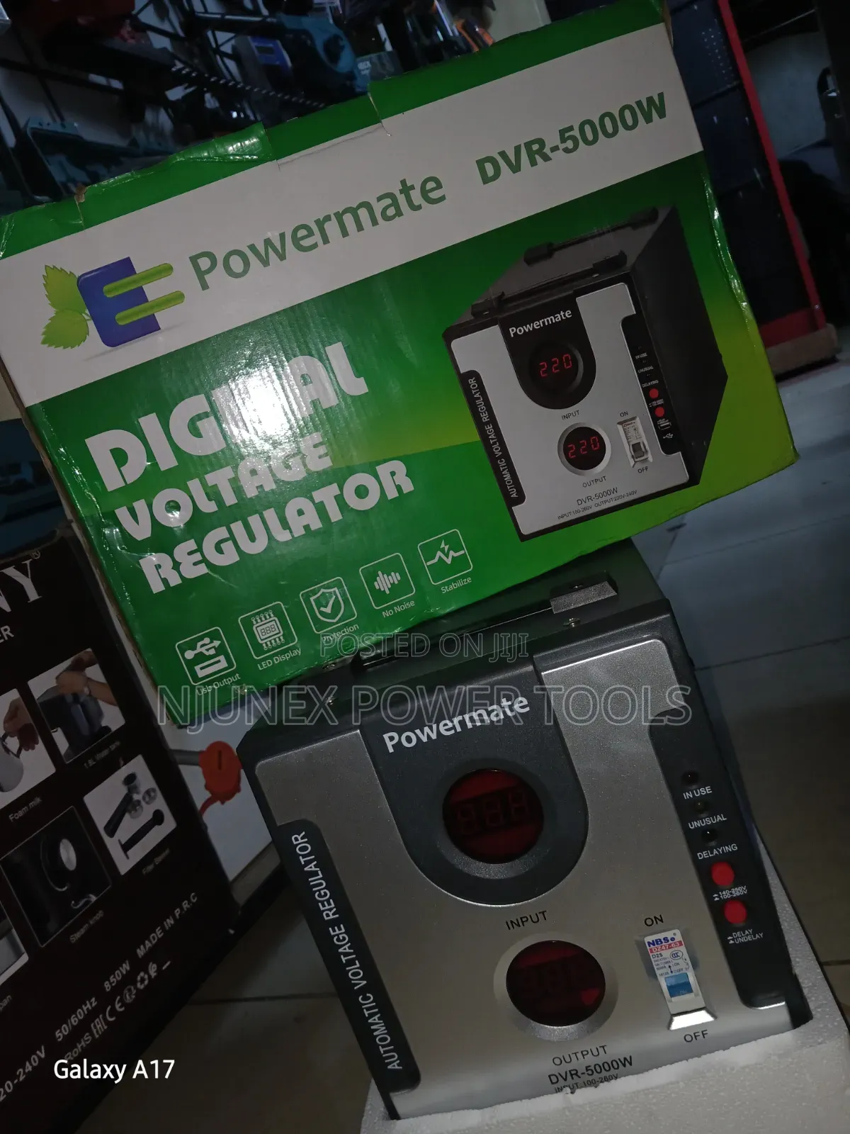 Powermate DVR-5000W 5.0 KVA Automatic Voltage Regulator (AVR).