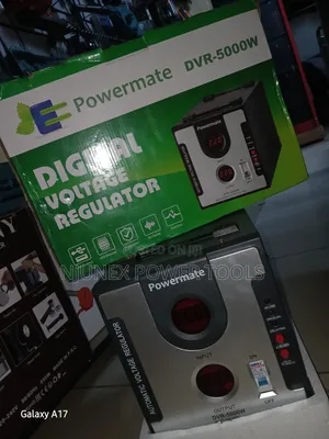 Powermate DVR-5000W 5.0 KVA Automatic Voltage Regulator (AVR).