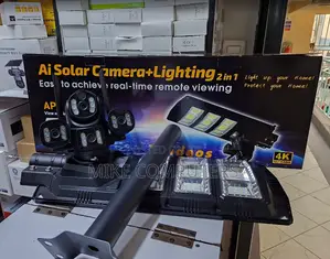 Ai 4g Solar Simcard Camera With Solar 450w Floodlight