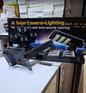 V380 4g Solar Battery Powered Floodlight Camera Triple