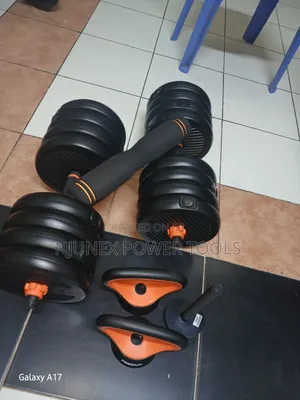6-in-1 Adjustable Dumbbell, Kettlebell, and Barbell Weight Lifting Set
