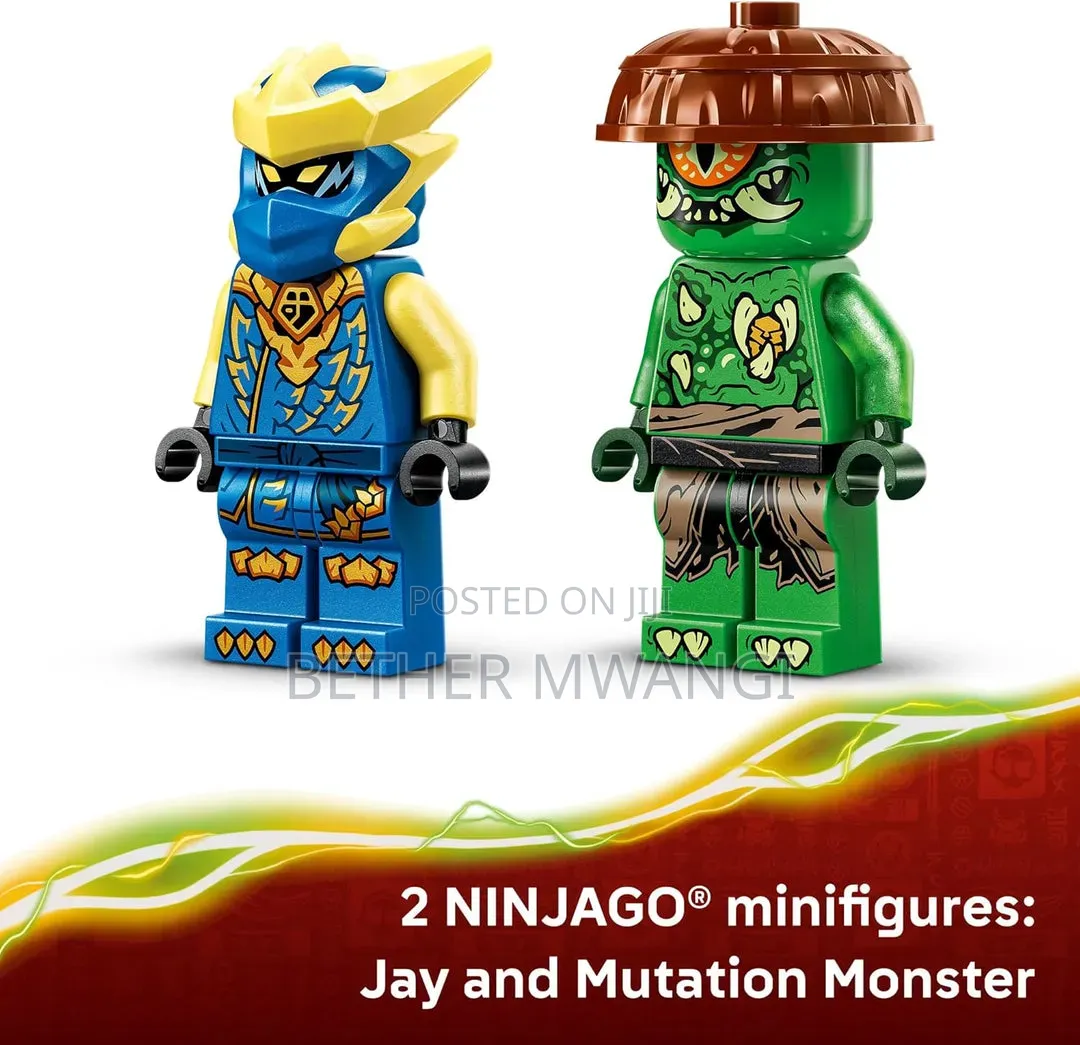 Ninjago Jay's Dragon Mech Fight in Kenya
