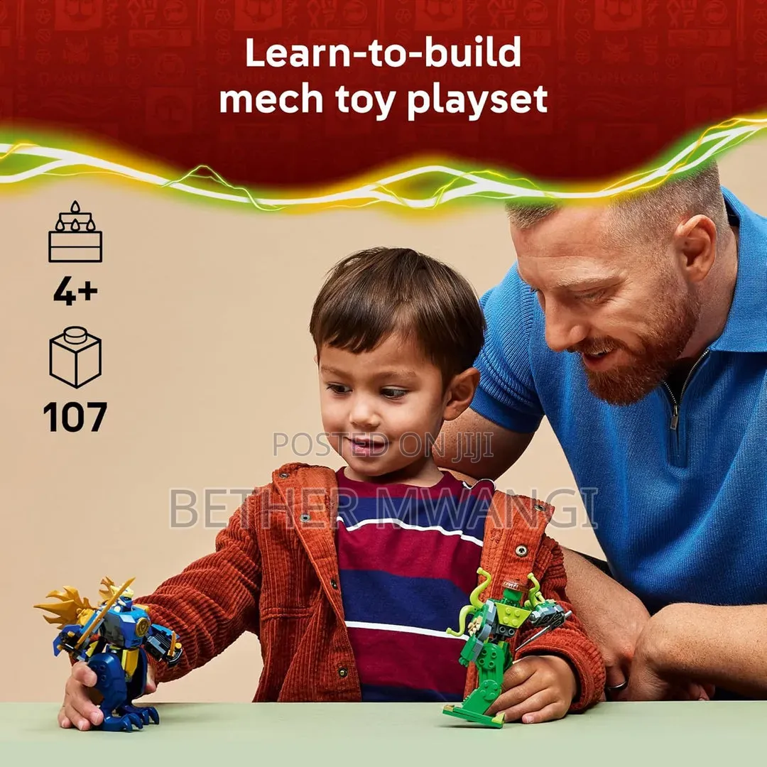 Ninjago Jay's Dragon Mech Fight in Kenya