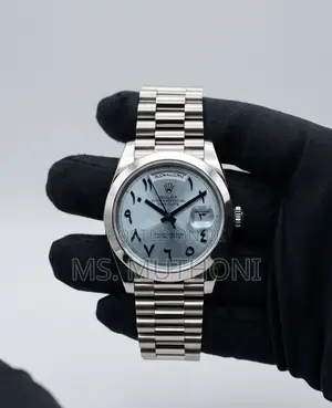 Ice Blue Arabic Dial Rolex Presidential ( Automatic )