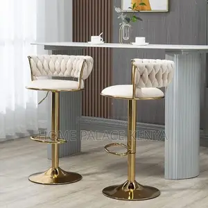 Bar Stool; Adjustable Height Bar Stool for Kitchen Islands and Cafes