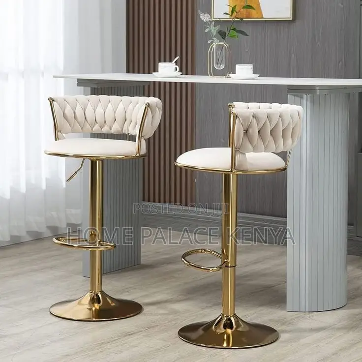 Bar Stool; Adjustable Height Bar Stool for Kitchen Islands and Cafes
