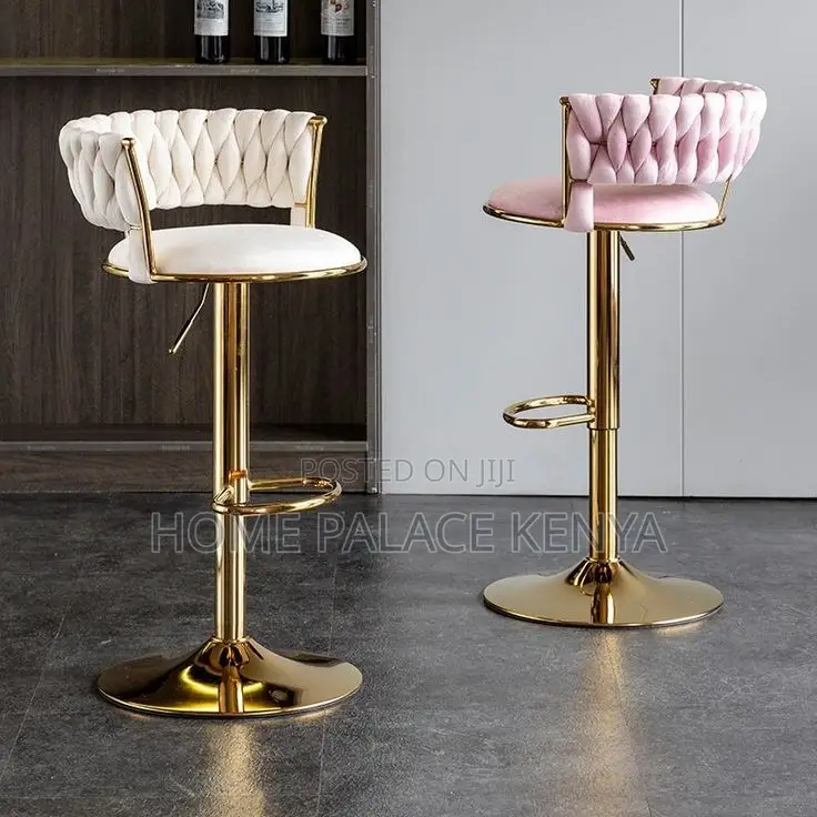 Bar Stool; Adjustable Height Bar Stool for Kitchen Islands and Cafes