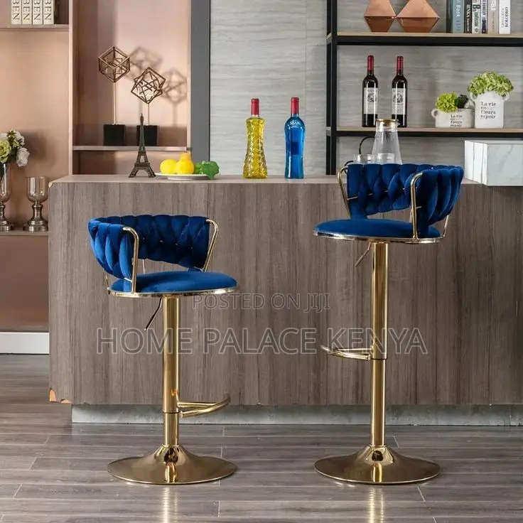 Bar Stool; Adjustable Height Bar Stool for Kitchen Islands and Cafes