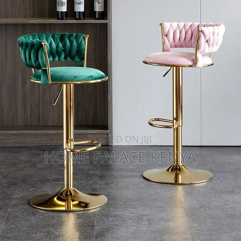 Bar Stool; Adjustable Height Bar Stool for Kitchen Islands and Cafes
