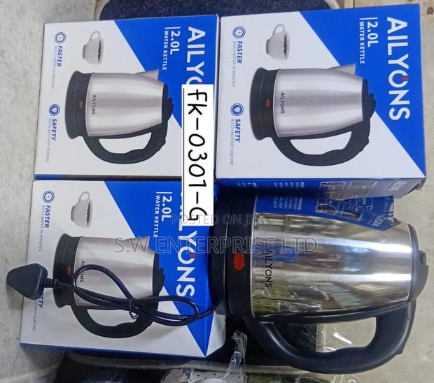 Ailyon's Electric Kettle -Stainless Steel - thumbnail 2