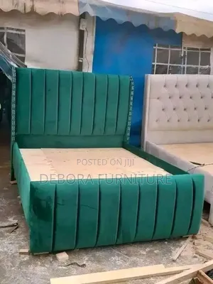 Forest Green Upholstered Bed 5*6