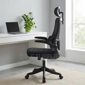 Ergonomic Staff Chair With Flip-Up Armrests