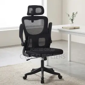 Ergonomic Staff Chair With Flip-Up Armrests
