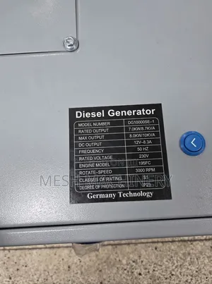TAVAS 10kva Air-Cooled Silent Diesel Generator (DG10000SE-1)