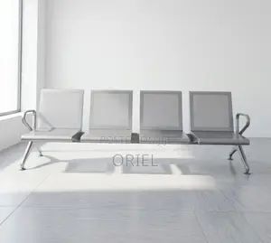 Office Bench : 4-Seater Link Steel Bench