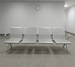 Office Bench : 4-Seater Link Steel Bench