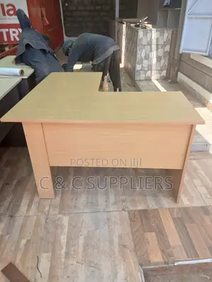 Brown Curved Secretary Desk-1200mm