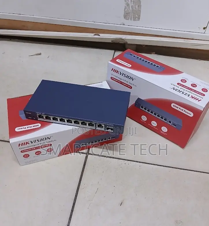 Hikvision DS-3E0510P-E/M 8-Port Gigabit PoE Network Switch