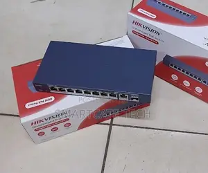 Hikvision DS-3E0510P-E/M 8-Port PoE Switch for CCTV Networks