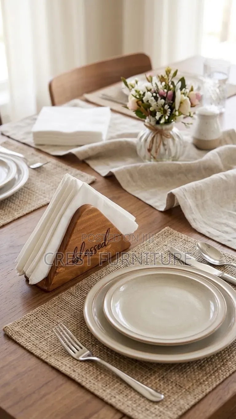 Wooden Serviette Napkin Holder