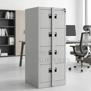 4-Drawer File Cabinet With Locking Bar