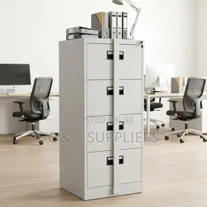 4-Drawer File Cabinet With Locking Bar
