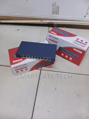Hikvision DS-3E0510P-E/M 8 Port PoE Network Switch With Gigabit Uplink