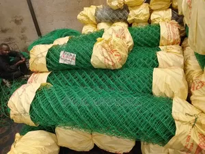 Green PVC Coated Chain Link Fence Mesh Roll
