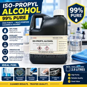 2.5L Isopropyl Alcohol 90% IPA Cleaning Rubbing Alcohol 2.5 Litres