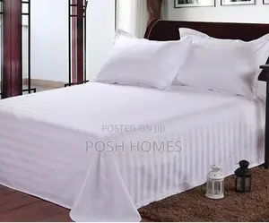 White Cotton Bedsheet Set
