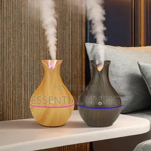 Wooden Ultrasonic Air Humidifier Aroma Diffuser 130ml