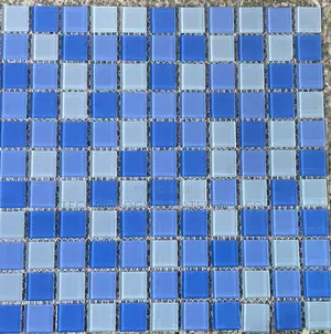 Swimming Pool Blue Mosaic Tiles
