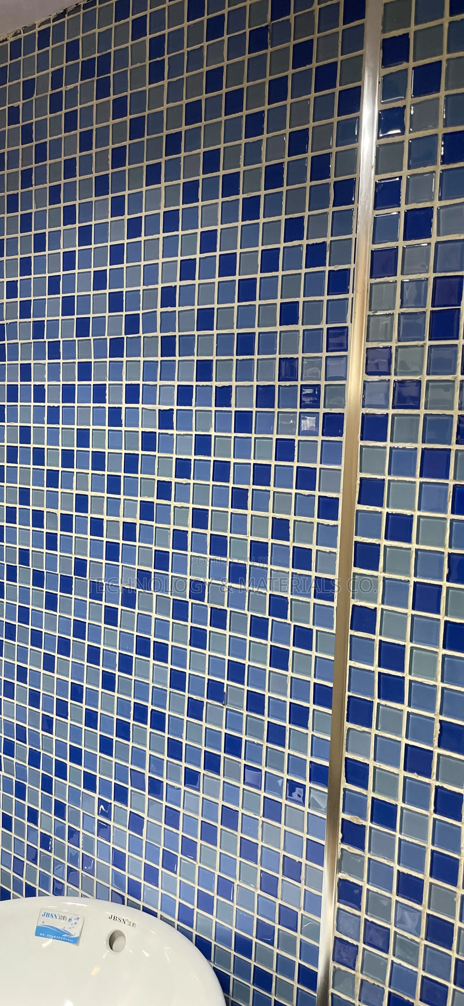 Swimming Pool Blue Mosaic Tiles
