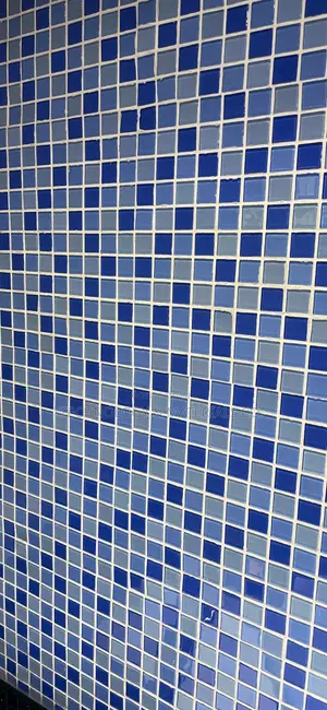 Ocean Blue Pool Glass Mosaic Tiles -30x30cm