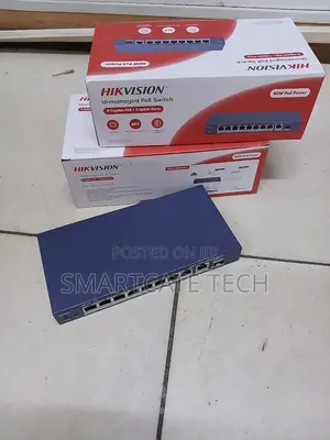 Hikvision 8-Port Gigabit PoE Switch DS-3E0510P-E/M for IP Cameras