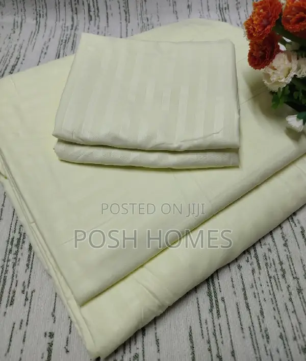 Striped Cotton Bedsheet Sets