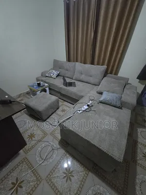 Grey Fabric Sofa