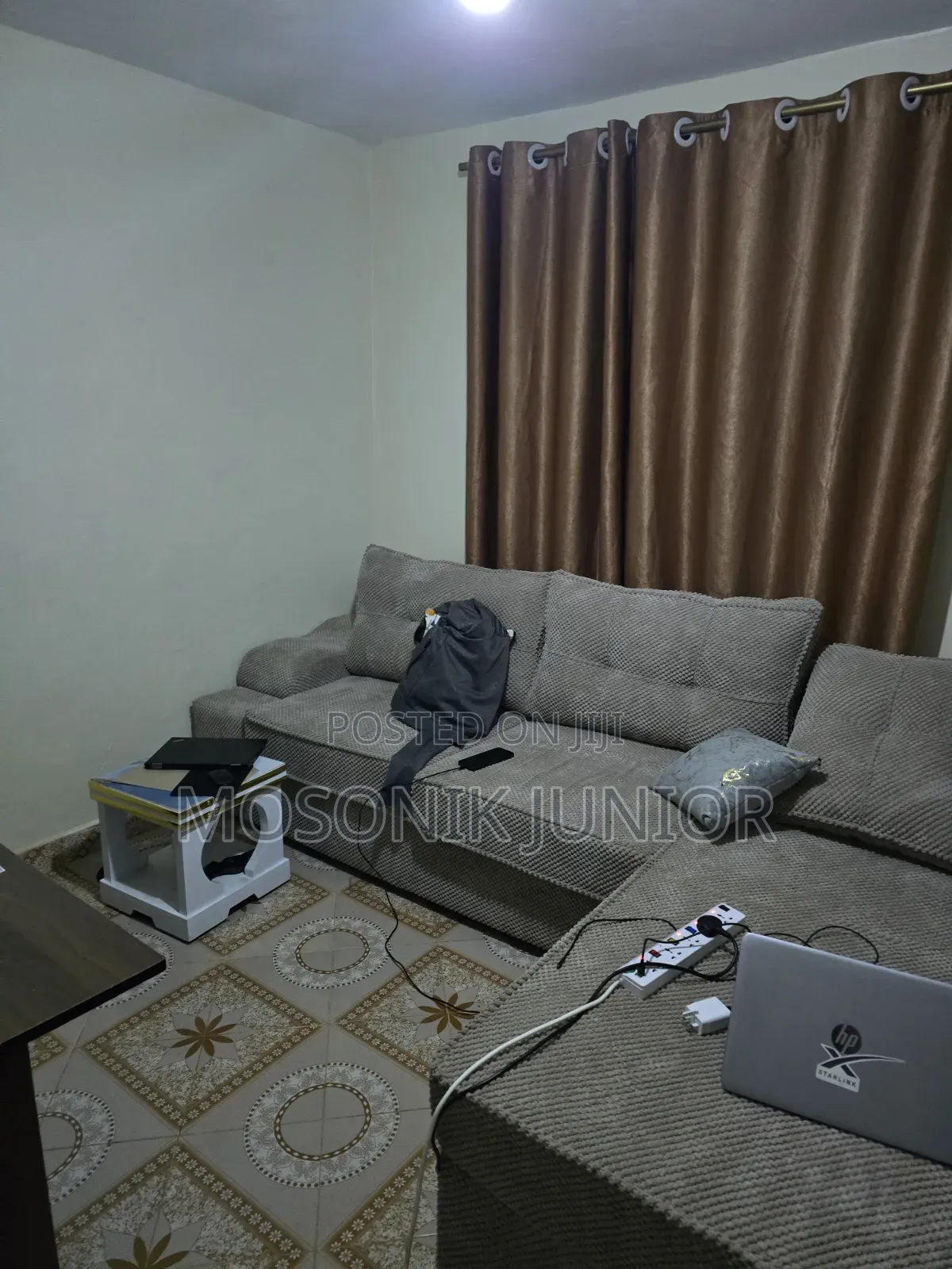 Grey Fabric Sofa
