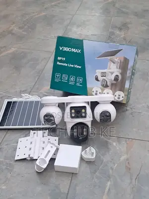 4 Lens 4G Solar Security Camera With SIM Card