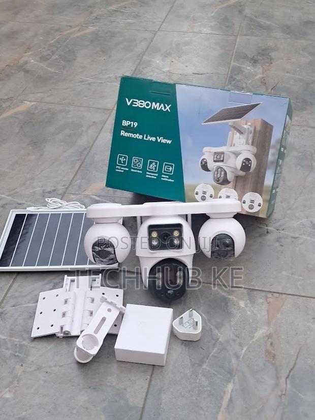 4 Lens 4G Solar Security Camera With SIM Card - main view