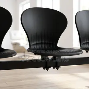 3-Way Plastic Airport Waiting Bench.
